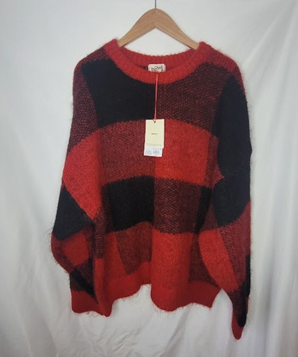 Woolrich- women's red and black sweater- NWT- size Large